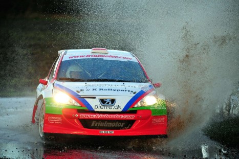 Med denne lejede Peugeot 207 Super 2000 fra Italien stiller Brian Madsen op i Wikinger Rallye i Tyskland i weekenden.